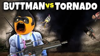 Adventures of Buttman 26 BUTTMAN vs TORNADO Annoying Orange GTA V [upl. by Narayan]