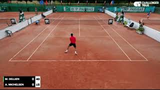 Alex Michelsen Vs Murkel Dellien Highlights Challenger BLOIS 2023 [upl. by Nelram]