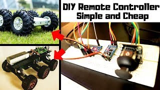 DIY Remote Controller Arduino  Long Range Remote Controller for RC Robot [upl. by Redliw351]