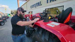 Mahindra 5145 with Backhoe crystal tractor [upl. by Dianemarie]