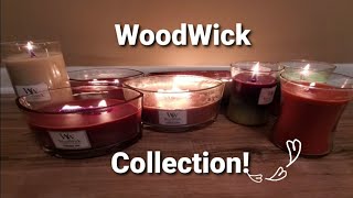 Lighting all my WoodWick Candles at Once [upl. by Mich]