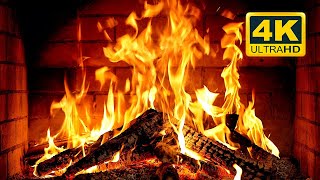 🔥 Cozy Fireplace 4K 12 HOURS Fireplace with Crackling Fire Sounds Crackling Fireplace 4K [upl. by Alue]