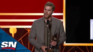 Oilers Connor McDavid Wins The 202223 Hart Memorial Trophy [upl. by Chadwick]