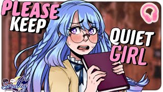 Librarian girl shush you with her lips F4F ASMR Crush Roleplay [upl. by Gilus808]