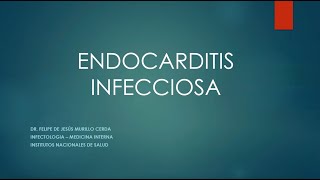 Endocarditis Infecciosa [upl. by Loraine]