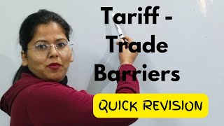 Tariff in international trade  Deepti Mahajan [upl. by Eilram]