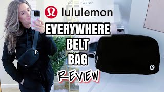 LULULEMON EVERYWHERE BELT BAG REVIEW  PROS CONS WHAT FITS MOD SHOTS [upl. by Larok589]