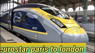 Eurostar from paris London underwater tunnel first class train trip [upl. by Gussi]