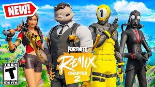 NEW FORTNITE CHAPTER 2 REMIX UPDATE NEW MAP BATTLE PASS amp MORE Fortnite Remix [upl. by Nhguavahs]