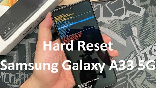 How To Hard Reset Samsung Galaxy A33 5G [upl. by Oakie]