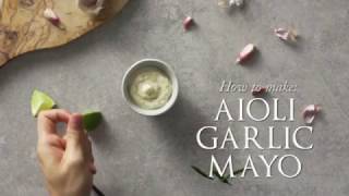 Recipe Aioli Garlic Mayo Dip  Unilever Food Solutions Arabia [upl. by Anneirda]