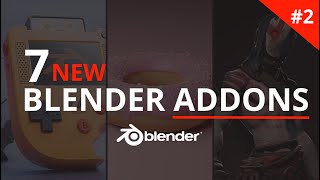 7 successful Blender addons released in 2024  Techno Graphics [upl. by Namyac975]