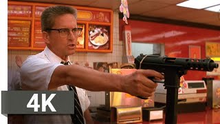 Falling Down  WhammyBurger Breakfast Scene AI HD Remastered [upl. by Lainad]