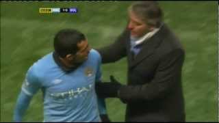 Tevez contro Mancini [upl. by Anohsal144]