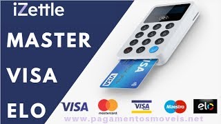 Oficial iZettle Aceita Visa Master e Elo Crédito e Débito PagamentosMóveis [upl. by Holbrook]