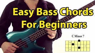 Easy Bass Guitar Chords for Beginners [upl. by Dde169]