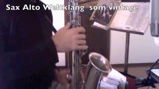 Sax Alto Weltklang [upl. by Nozicka]