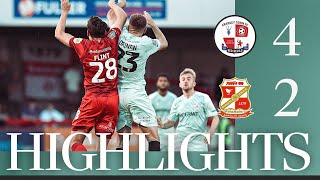 Match Highlights Crawley Town vs Swindon Town [upl. by Ehtiaf]