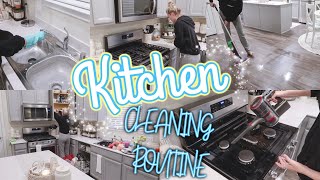 2020 KITCHEN CLEANING ROUTINECLEANING MOTIVATIONSIMPLY KAYLE [upl. by Dilan]