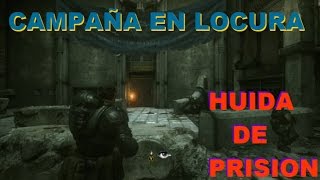 Gears of War Ultimate Edition Campaña Locura Huida de Prision [upl. by Miche]