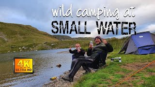 Wild Camping At Small Water  Hiking And Camping In The Lake District [upl. by Ettennan624]