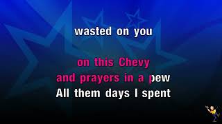 Wasted On You  Morgan Wallen KARAOKE [upl. by Hajan]