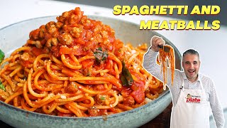 How to Make SPAGHETTI MEATBALLS Like an Italian [upl. by Zenobia]