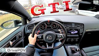 VW Golf MK7 GTI Performance Pack 20 TSI  230HP350NM  POV CITY DRIVE  DrivePOV [upl. by Mala]