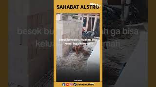 Tetangga dengan tega menutup depan rumah orang dengan tembok [upl. by Jez]