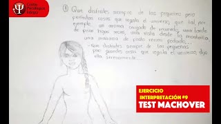 Ejemplo  9 de Interpretación del Test​ Machover o Figura Humana [upl. by Zebulen]