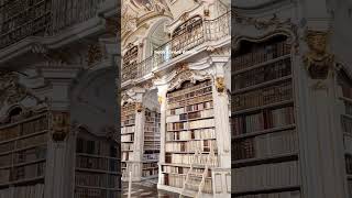 Admont Abbey Library ✨ library books aesthetic bookworm librareading [upl. by Lewak104]