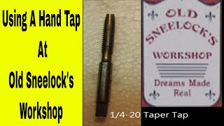 Using A Hand Tap a video tutorial from Old Sneelocks Workshop [upl. by Darnoc]