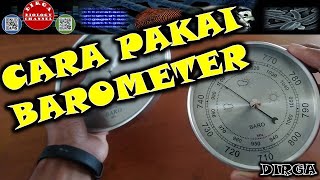 CARA MENGGUNAKAN BAROMETER ANEROID  DIRGA BIOLOGY CHANNEL [upl. by Squier]