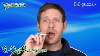 REVIEW OF THE DISPOSABLE ELECTRONIC CIGARETTE FROM ECIGSCOUK [upl. by Meggie]