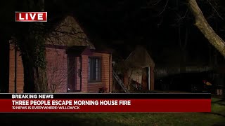 3 residents escape Willowick house fire [upl. by Parnas353]