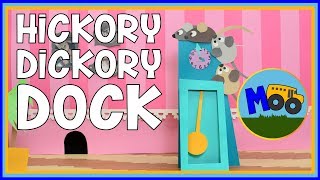 Hickory Dickory Dock  Stop Motion Animation Nursery Rhymes by Moo Da Moo [upl. by Behm]