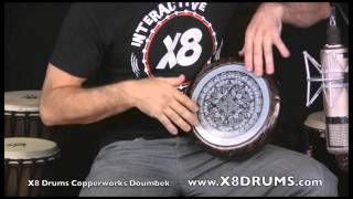 X8 Drums Fiberglass Doumbek Copperworks [upl. by Drandell14]