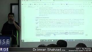 Taxation of Mr Salman A Salaried Person icaplectures September 2023 [upl. by Asyl]