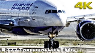 Boeing B777 200 ER Transaero Last Flight 4K [upl. by Karalee]