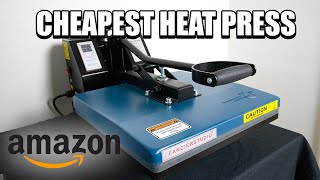 CHEAPEST 15x15 Heat Press on Amazon  FancierStudio Heat Press [upl. by Aniret]