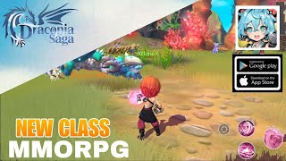 Draconia Saga Gameplay New Class MMORPG For Android and iOS 2024 [upl. by Dido]