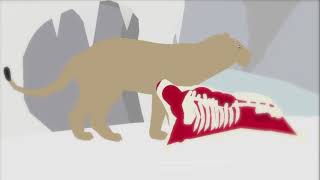 American Lion VS Smilodon Populator [upl. by Adnovad]