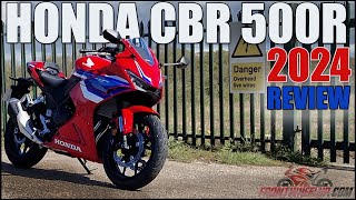 Honda CBR 500R Review 2024 The Ultimate A2 Compliant Sports Bike  FrontWheelUpcom [upl. by Delly110]