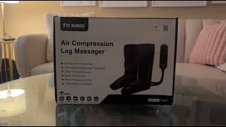 Fit King Air Compression Leg Massager [upl. by Leirum]