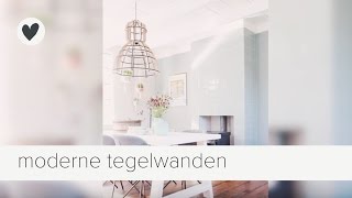 moderne tegelwanden  vtwonen  tips [upl. by Assirialc]