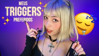 ASMR meus triggers preferidos os mais satisfatórios [upl. by Santoro183]