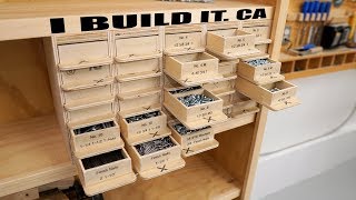 Making This Screw Organizer  30 Drawers 120 Compartments [upl. by Hay59]