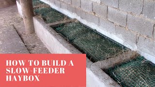 How to build a slowfeeder haybox for your horse [upl. by Moriarty]