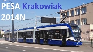 PESA Krakowiak 2014N  Najdłuższy Tramwaj w Polsce  The Longest Tram in Poland [upl. by Marian]