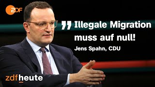 Spahn Beschlüsse des Migrationsgipfels reichen nicht  Markus Lanz vom 09 November 2023 [upl. by Noerb]